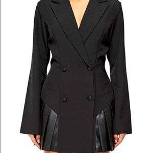 Black Blazer Dress from Maniere De Voir